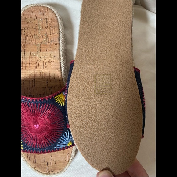 Jack Rodgers Bettina embroidered slide - Picture 4 of 5